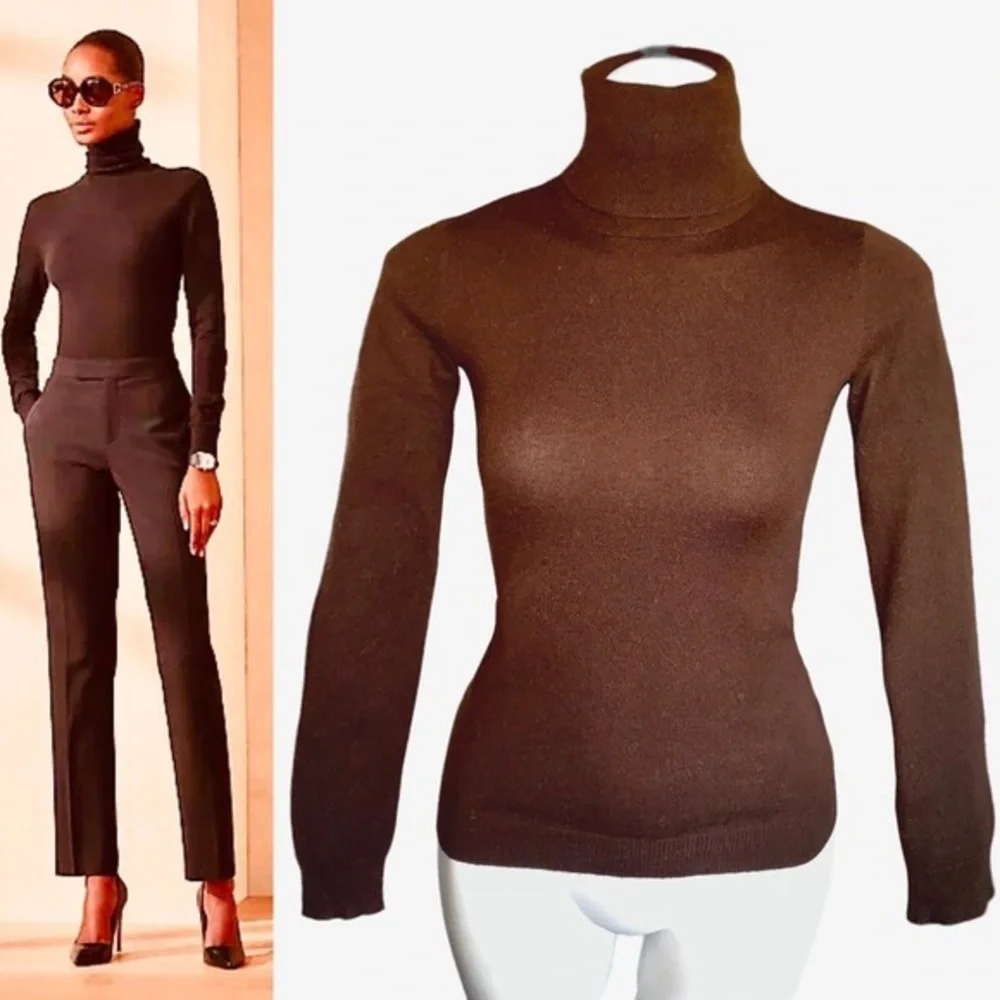 Ralph Lauren BLACK LABEL Cashmere Turtleneck Sweater - Picture 1 of 13